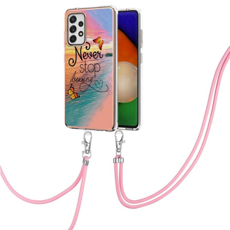 Kryt Na Samsung Galaxy A52 5G / A52 4G / A52s 5G Na Lana Nikdy Nepřestávejte Snít