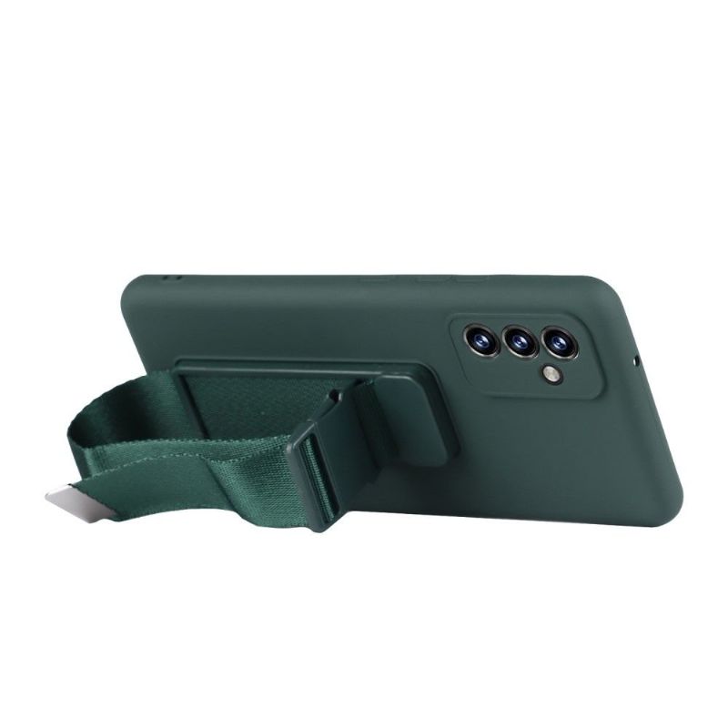 Kryt Na Samsung Galaxy A52 5G / A52 4G / A52s 5G Ochranný Ochrana Pomocí Popruhu