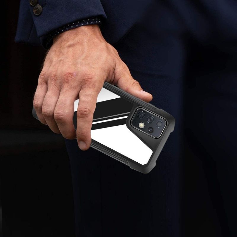 Kryt Na Samsung Galaxy A52 5G / A52 4G / A52s 5G Ochranný Ochrana Proti Efektu Kartáčovaného Kovu