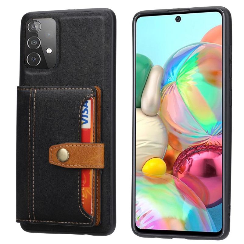 Kryt Na Samsung Galaxy A52 5G / A52 4G / A52s 5G Peněženkové Pouzdro Kožený Efekt