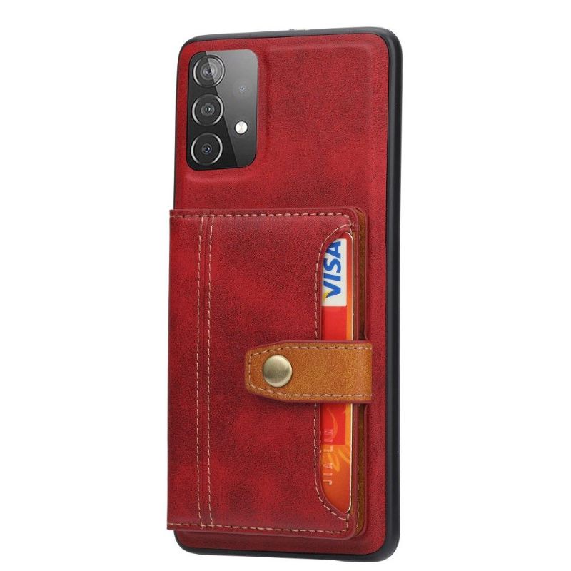 Kryt Na Samsung Galaxy A52 5G / A52 4G / A52s 5G Peněženkové Pouzdro Kožený Efekt