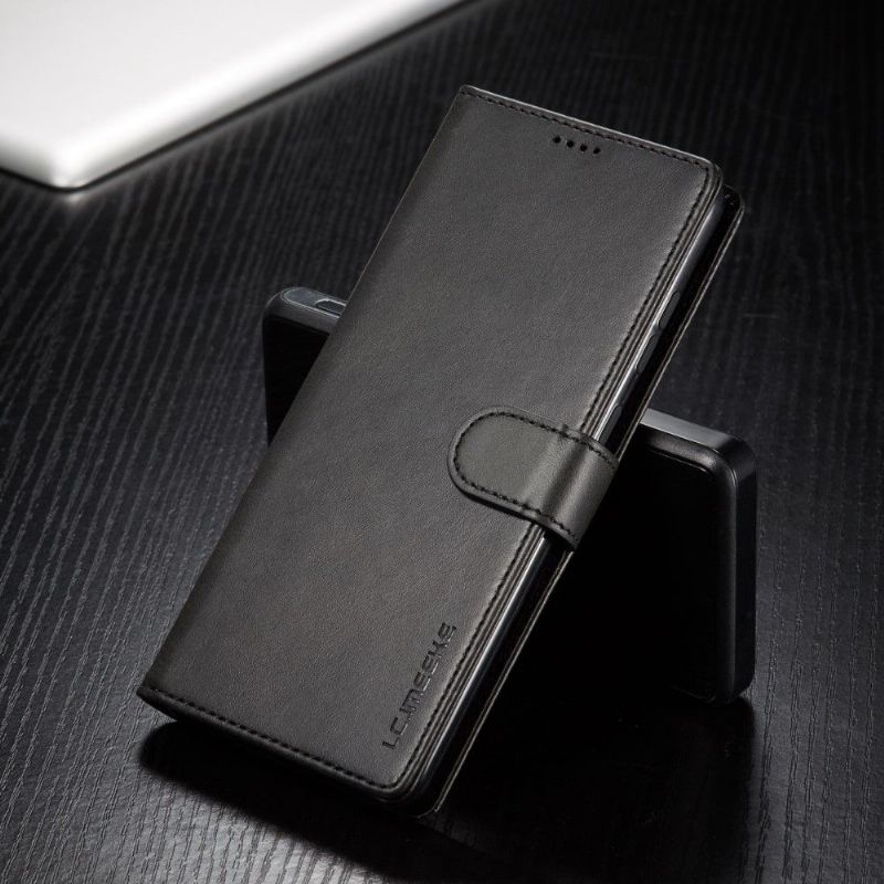 Pouzdra Na Samsung Galaxy A52 5G / A52 4G / A52s 5G Flipové Pouzdro Kožený Efekt Lc.imeeke