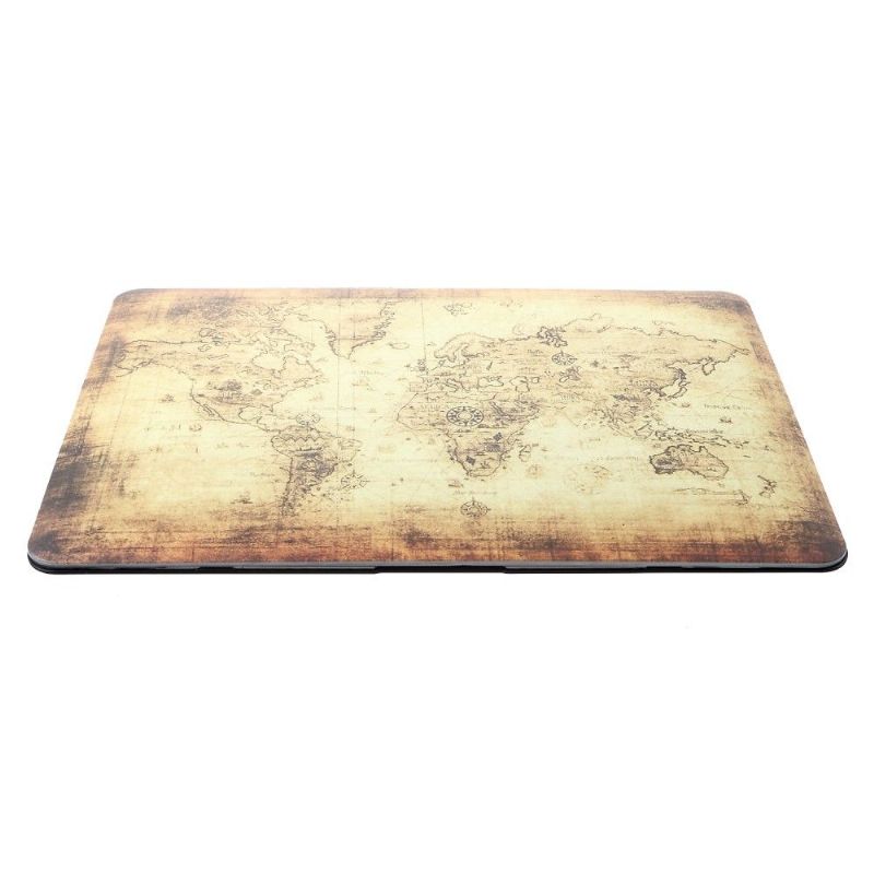 Macbook Air 13 Palců - Vintage World Map Shell