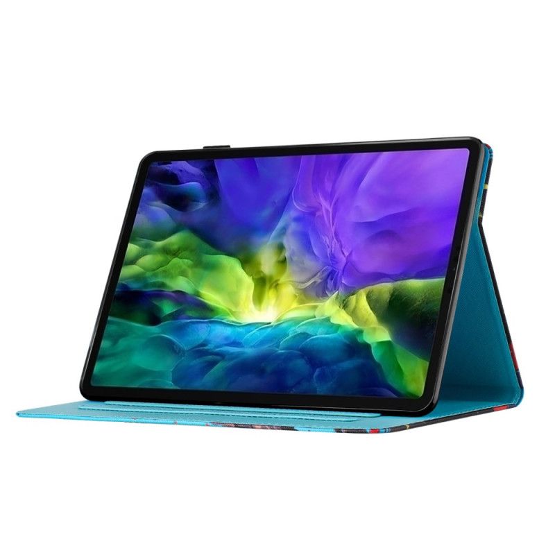 Kožený Kryt Samsung Galaxy Tab S11 Žlutá Kočka