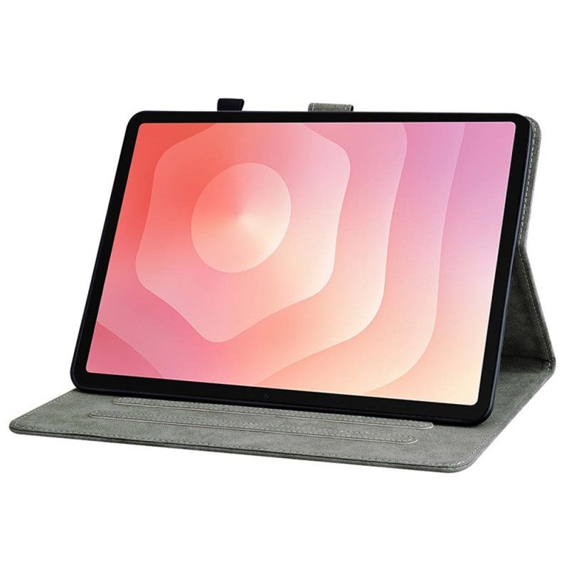 Peněženková Pouzdra Samsung Galaxy Tab S11 Kryty Na Mobil Vintage Semišový Efekt