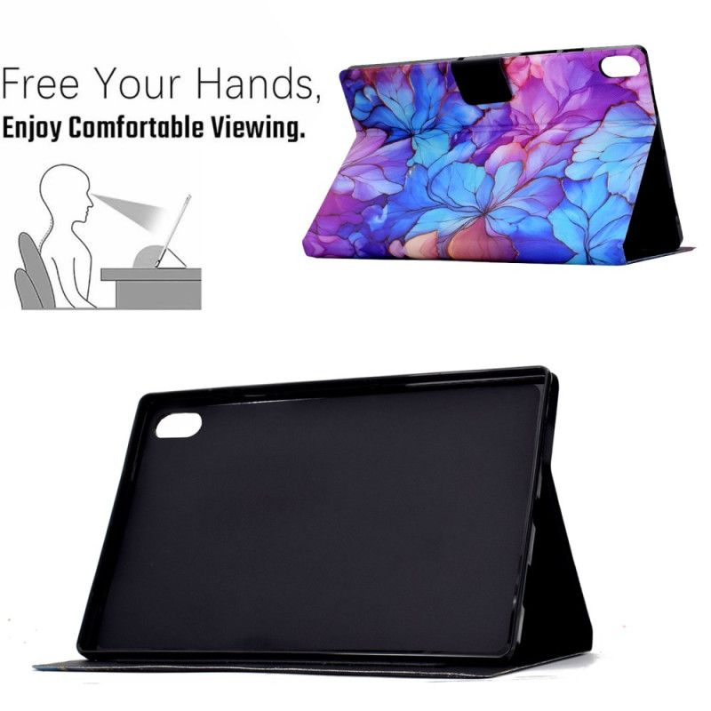 Peněženková Pouzdra Samsung Galaxy Tab S11 Květinový Vzor