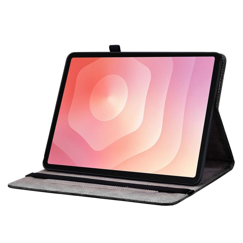 Pouzdro Samsung Galaxy Tab S11 Modré Květy