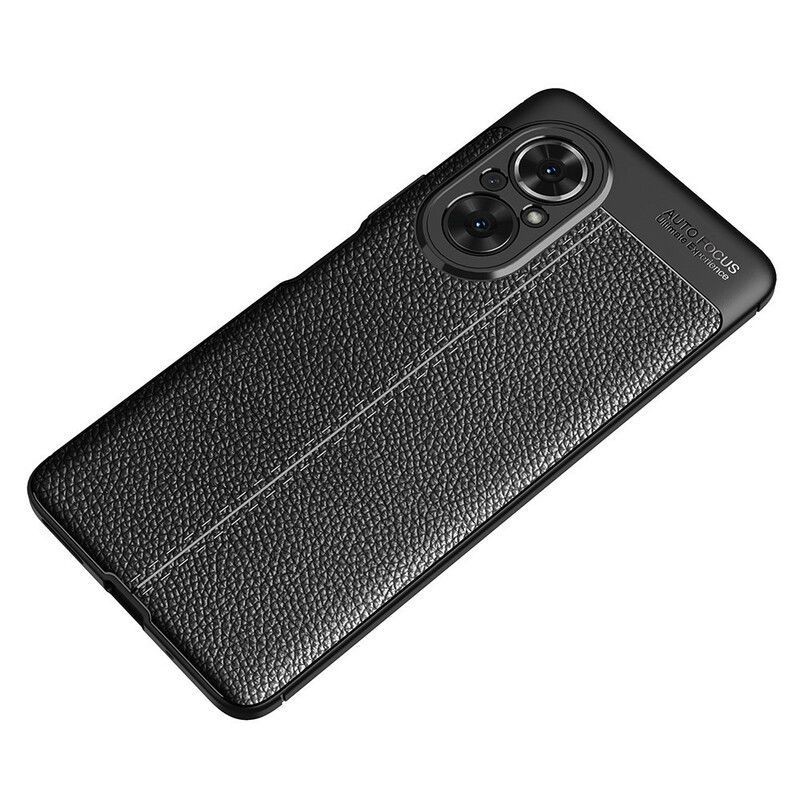 Kryt Na Honor 50 SE Efekt Kůže Litchi S Dvojitou Linií