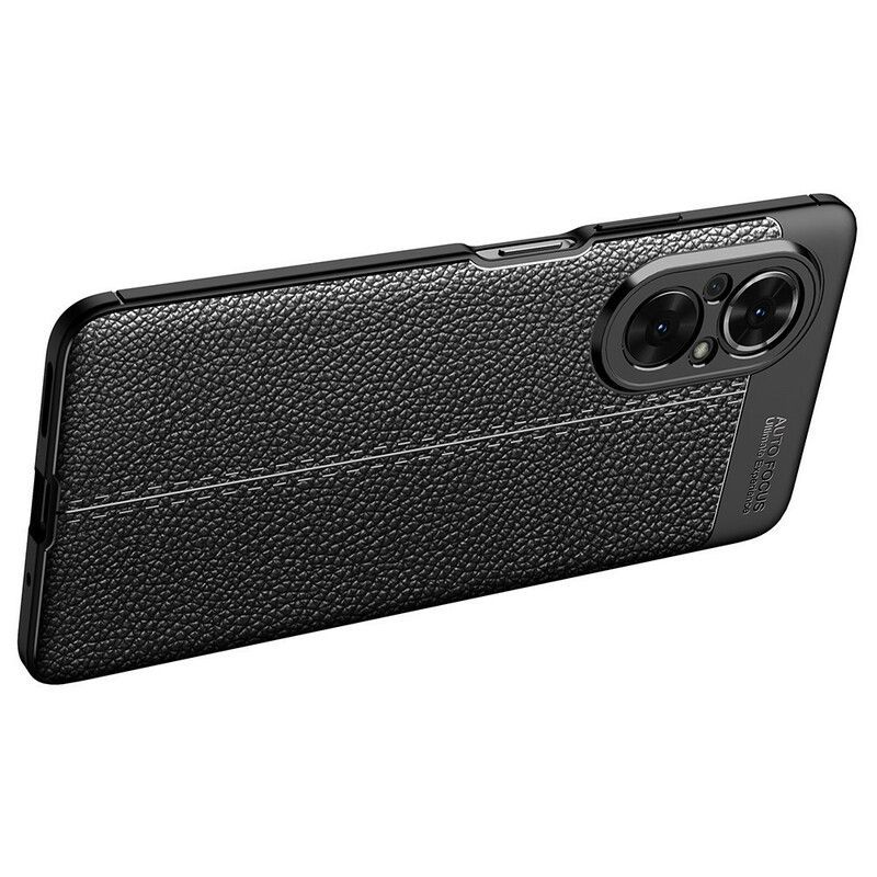 Kryt Na Honor 50 SE Efekt Kůže Litchi S Dvojitou Linií