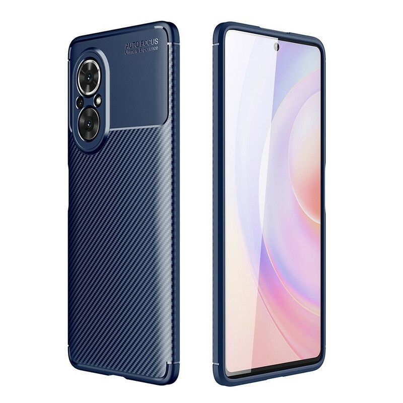 Kryty Na Mobil Na Honor 50 SE Flexibilní Textura Uhlíkových Vláken