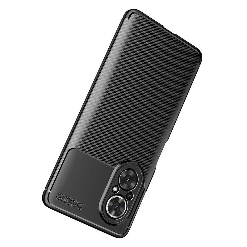 Kryty Na Mobil Na Honor 50 SE Flexibilní Textura Uhlíkových Vláken