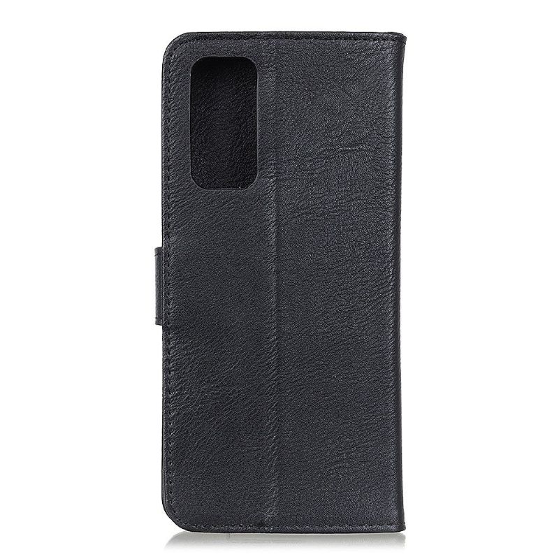 Flipové Pouzdro Na Realme 7 Držák Karet S Koženými Efekty Khazneh