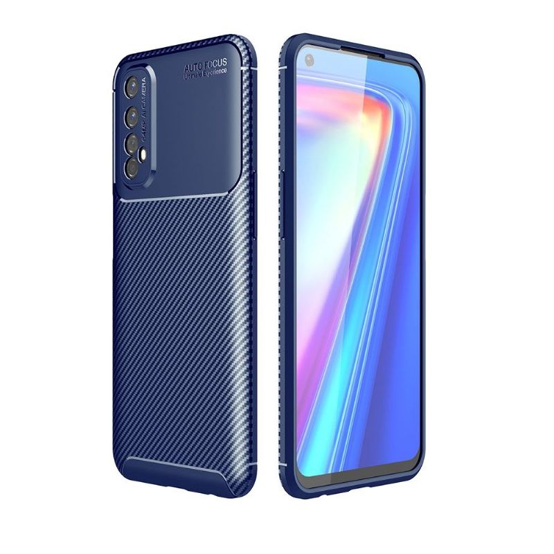 Kryt Na Realme 7 Efekt Uhlíkových Vláken