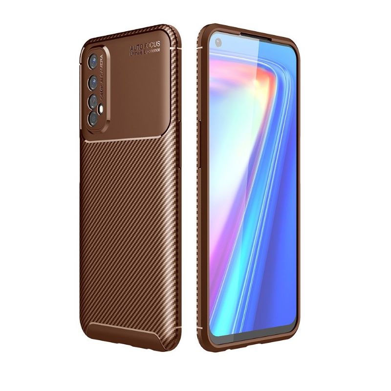 Kryt Na Realme 7 Efekt Uhlíkových Vláken
