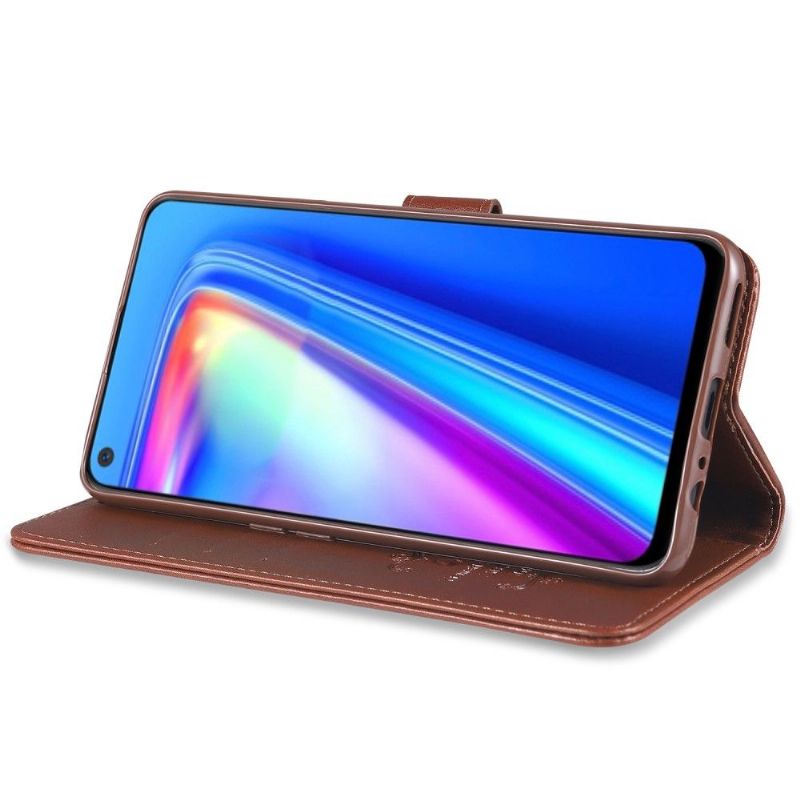 Pouzdra Na Realme 7 Držák Karet Z Umělé Kůže Azns