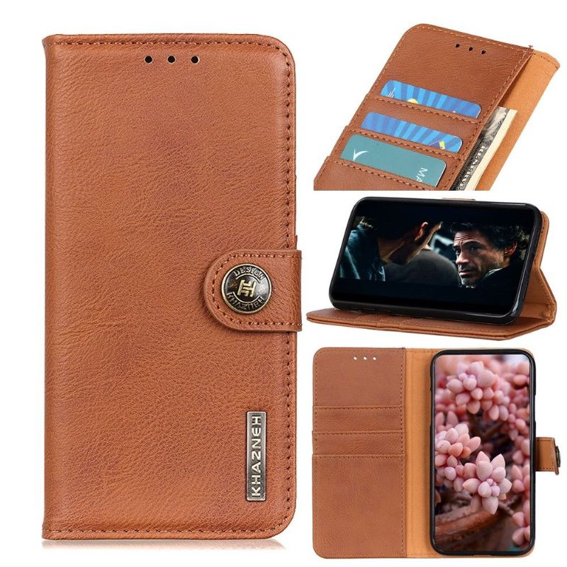 Kožené Pouzdro Na Xiaomi Redmi Note 9 Khazneh Imitace Kůže