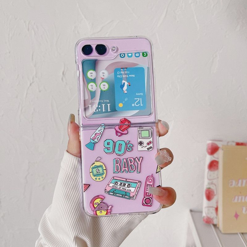 Kryt Samsung Galaxy Z Flip 5 Kryty Na Mobil Průhledné Malé Objekty