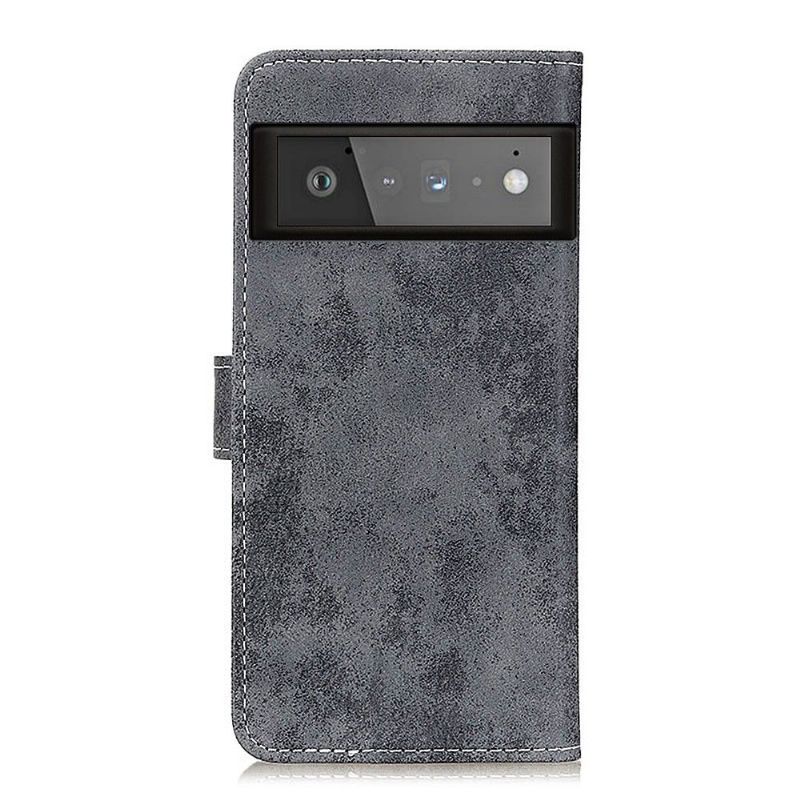 Flipové Pouzdro Na Google Pixel 6 Pro Cyrius Faux Leather Vintage