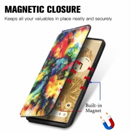 Flipové Pouzdro Na Google Pixel 6 Pro Duhový Oblak