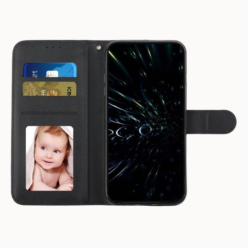 Flipové Pouzdro Na Google Pixel 6 Pro Efektní Linie Retro Kůže