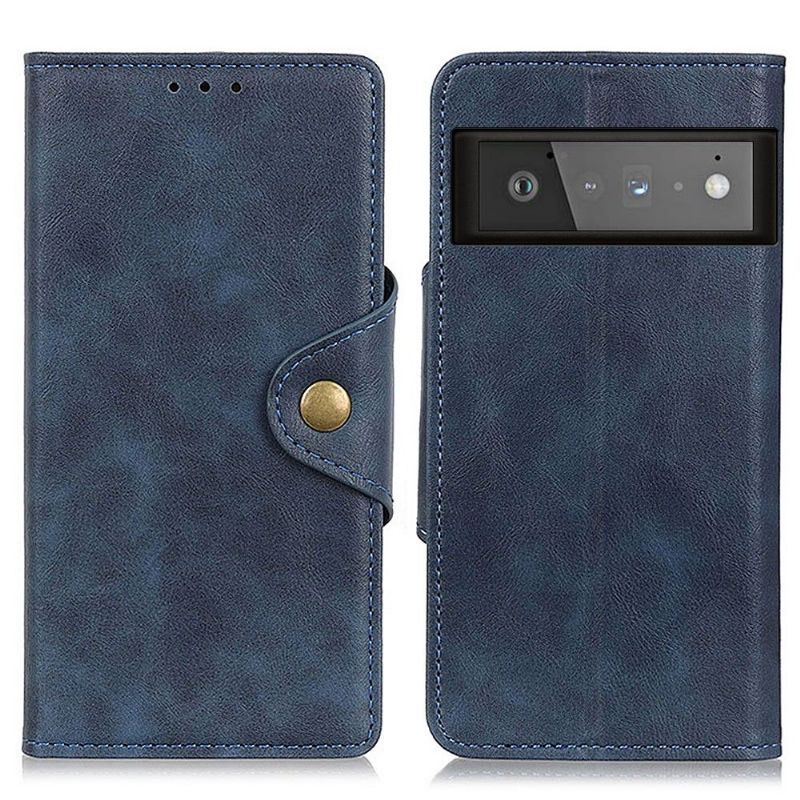 Flipové Pouzdro Na Google Pixel 6 Pro Full Protect Matná Umělá Kůže