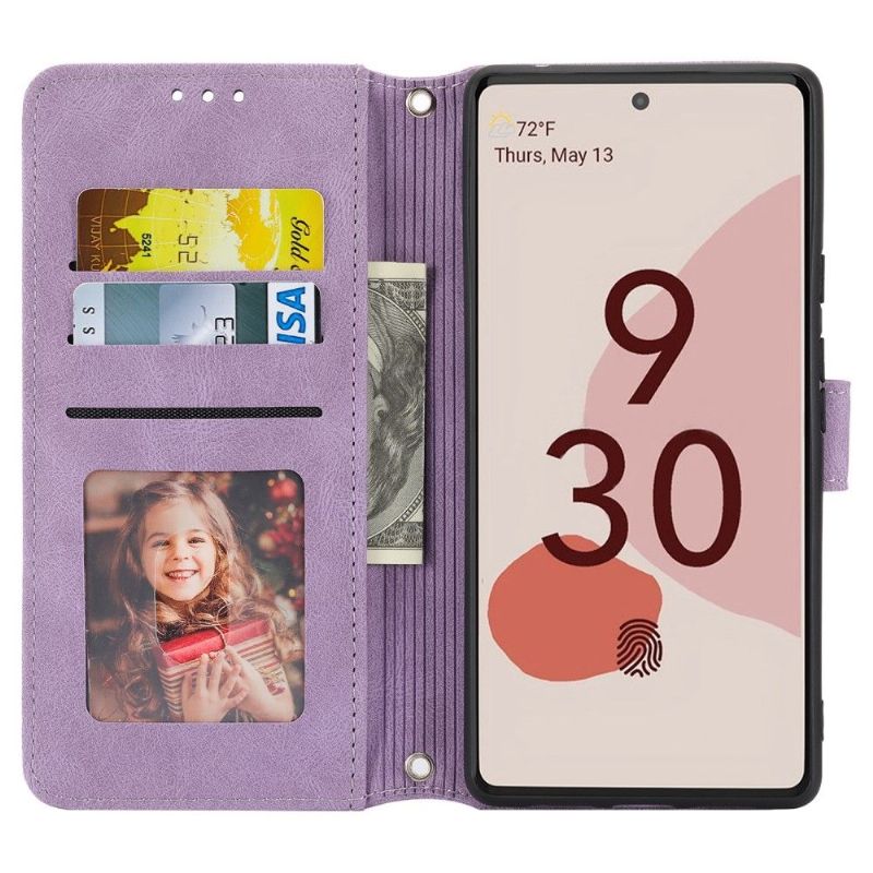 Flipové Pouzdro Na Google Pixel 6 Pro Jackie Faux Leather