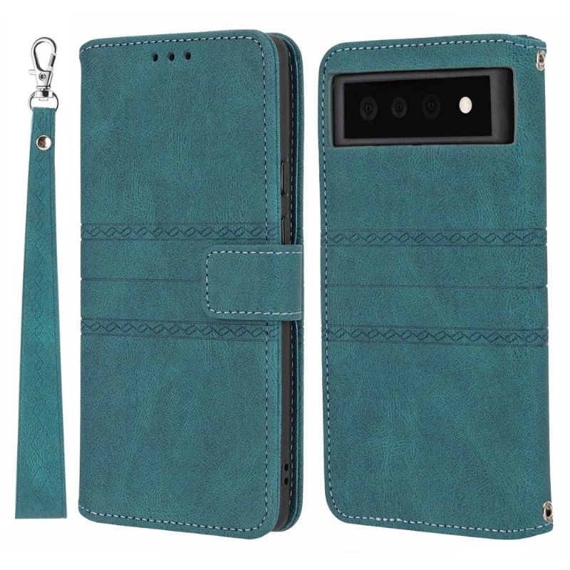 Flipové Pouzdro Na Google Pixel 6 Pro Jackie Faux Leather