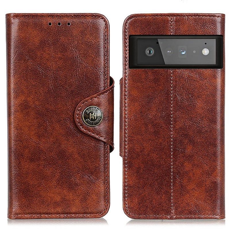 Flipové Pouzdro Na Google Pixel 6 Pro Khazneh Design Essential