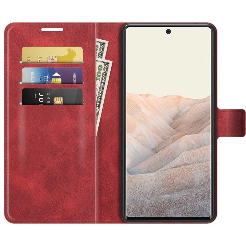Flipové Pouzdro Na Google Pixel 6 Pro Peněženkové Pouzdro Styl Kůže
