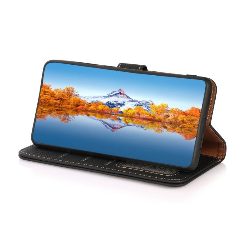 Kožené Pouzdro Na Google Pixel 6 Pro Klasická Kůže Khazneh