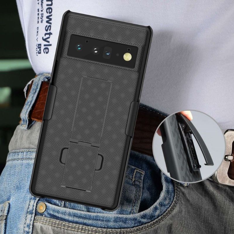 Kryt Na Google Pixel 6 Pro Integrální Se Sponou Na Opasek