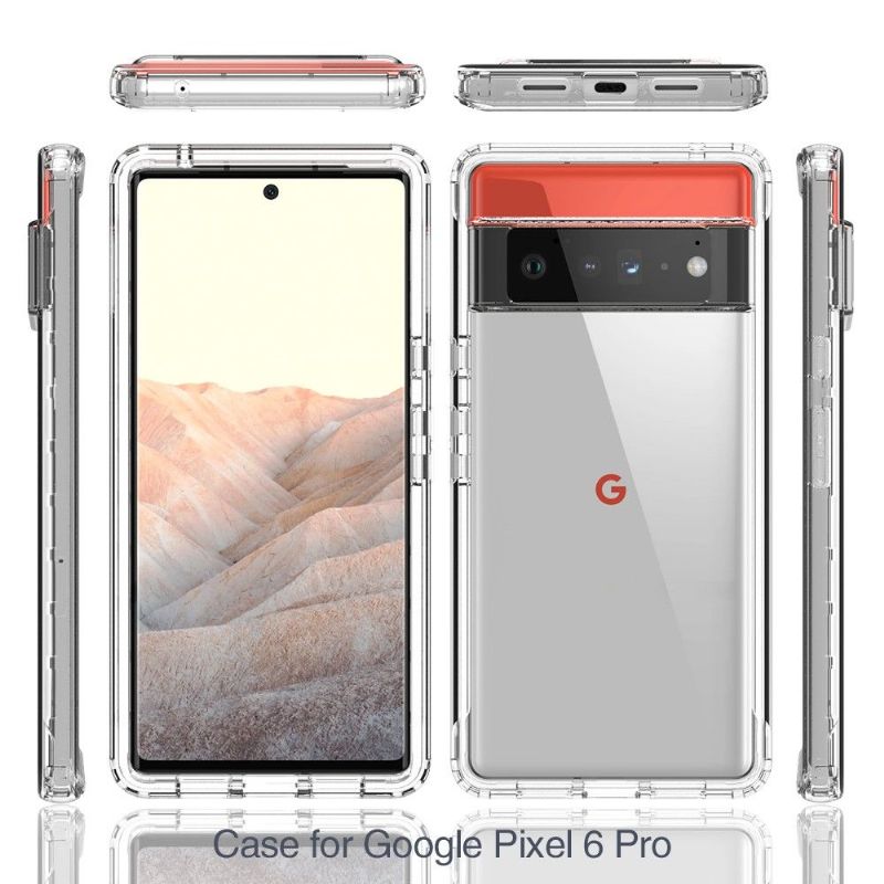 Kryt Na Google Pixel 6 Pro Čistý Gradient Odolný Proti Nárazům