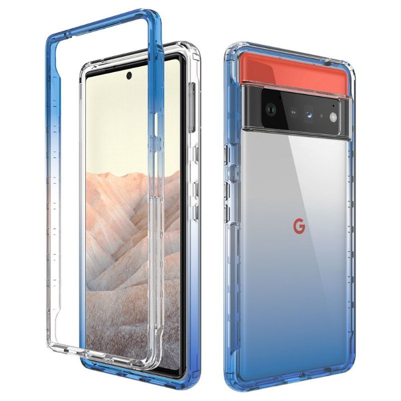 Kryt Na Google Pixel 6 Pro Čistý Gradient Odolný Proti Nárazům