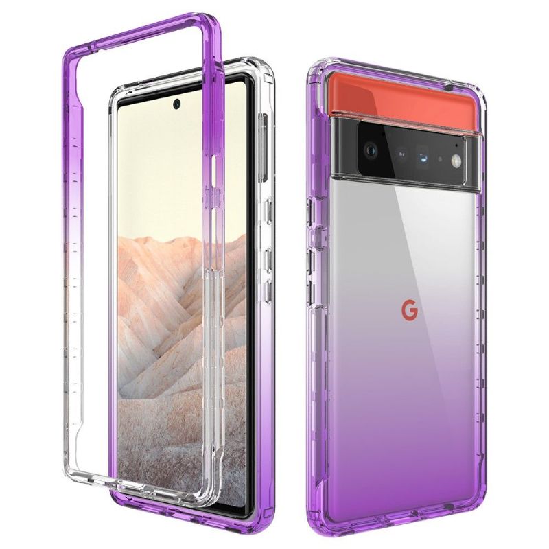 Kryt Na Google Pixel 6 Pro Čistý Gradient Odolný Proti Nárazům