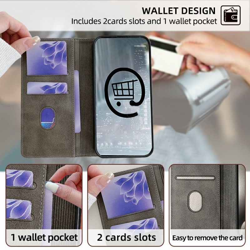 Kožené Pouzdro Folio Oneplus 13 Vlnka