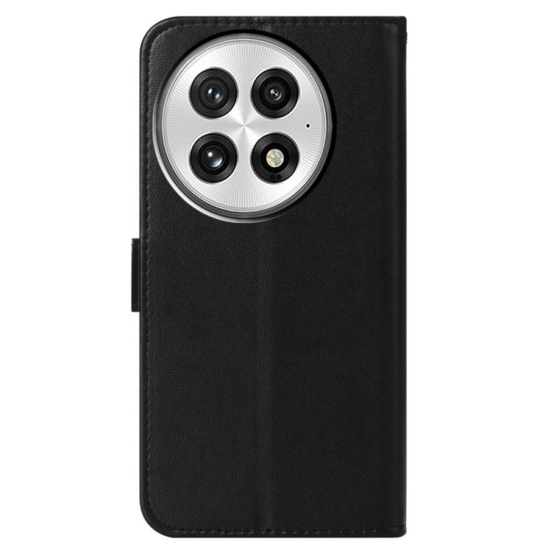 Kožený Kryt Na Oneplus 13 Jednobarevné