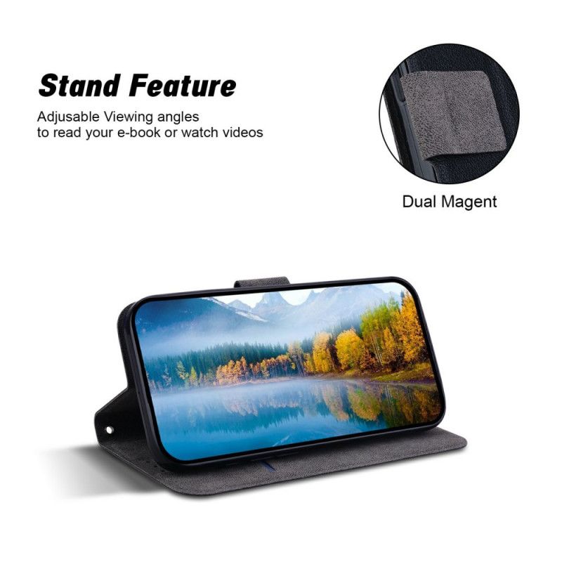 Kožený Kryt Na Oneplus 13 Magnetická Spona