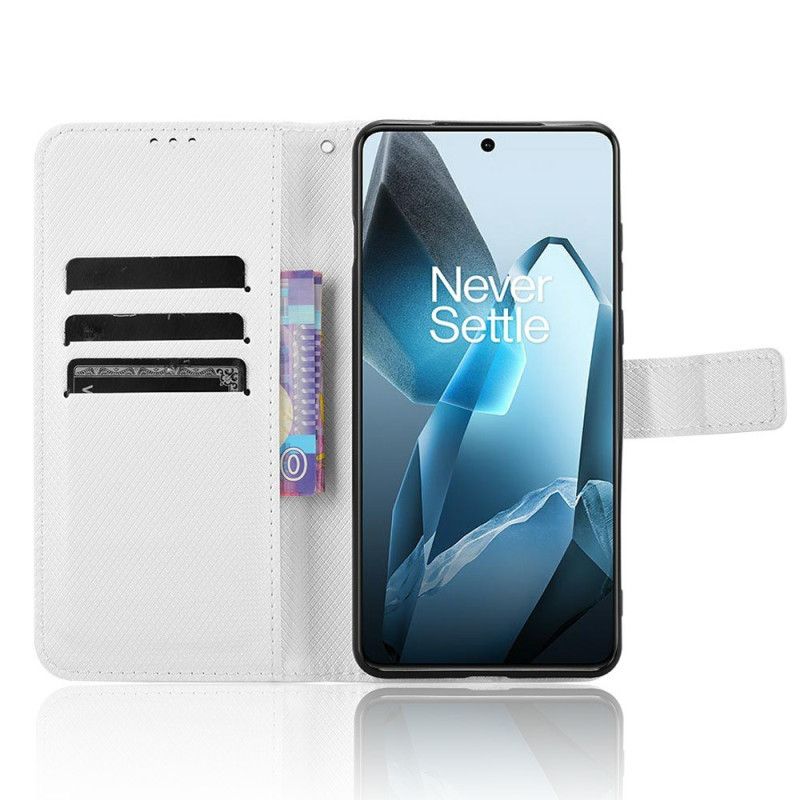 Kožený Kryt Oneplus 13 Diamantová Textura