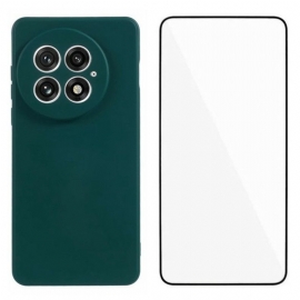 Kryt Oneplus 13 2 V 1 Flexibilní Silikon S Ochranou Obrazovky Z Tvrzeného Skla