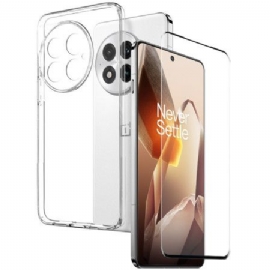 Kryt Oneplus 13 2 V 1 Čiré S Ochranou Obrazovky Z Tvrzeného Skla