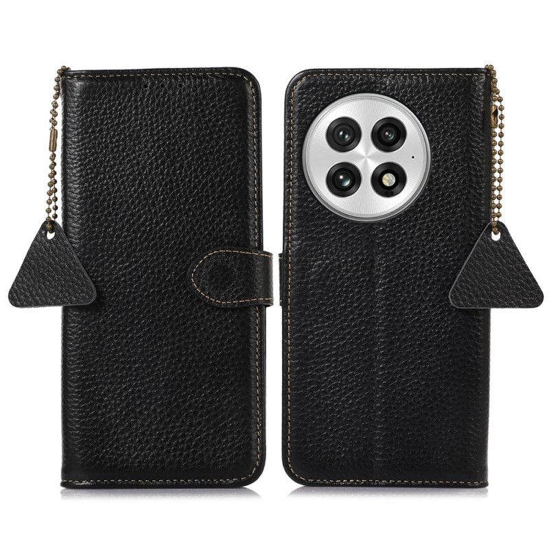 Peněženková Pouzdra Oneplus 13 Kryty Na Mobil Pravá Kůže S Rfid Blokováním