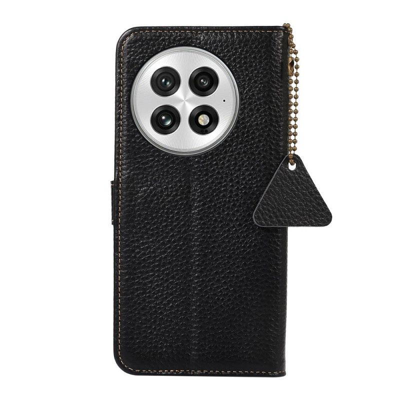 Peněženková Pouzdra Oneplus 13 Kryty Na Mobil Pravá Kůže S Rfid Blokováním