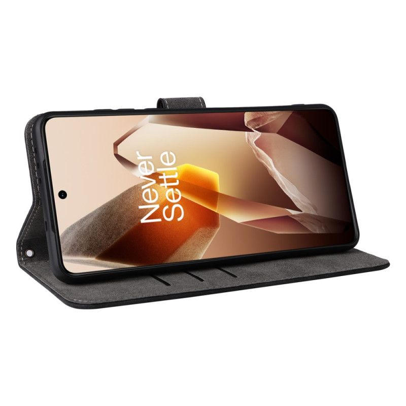 Peněženková Pouzdra Oneplus 13 Semišový Efekt S Rfid Ochranou