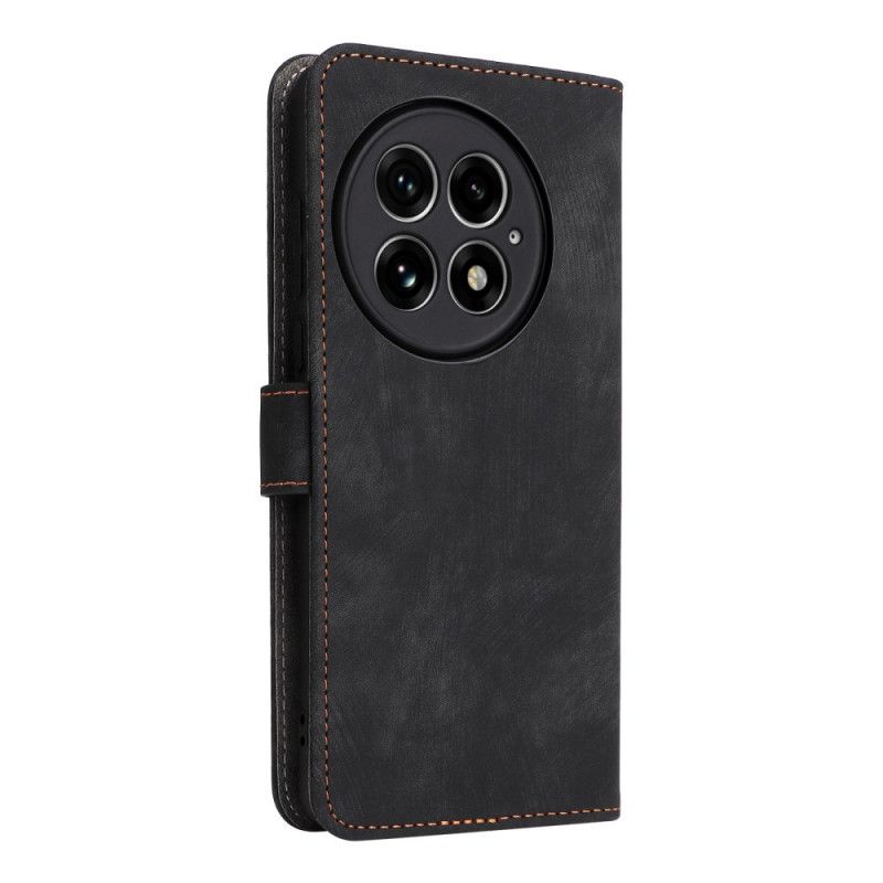 Peněženková Pouzdra Oneplus 13 Semišový Efekt S Rfid Ochranou