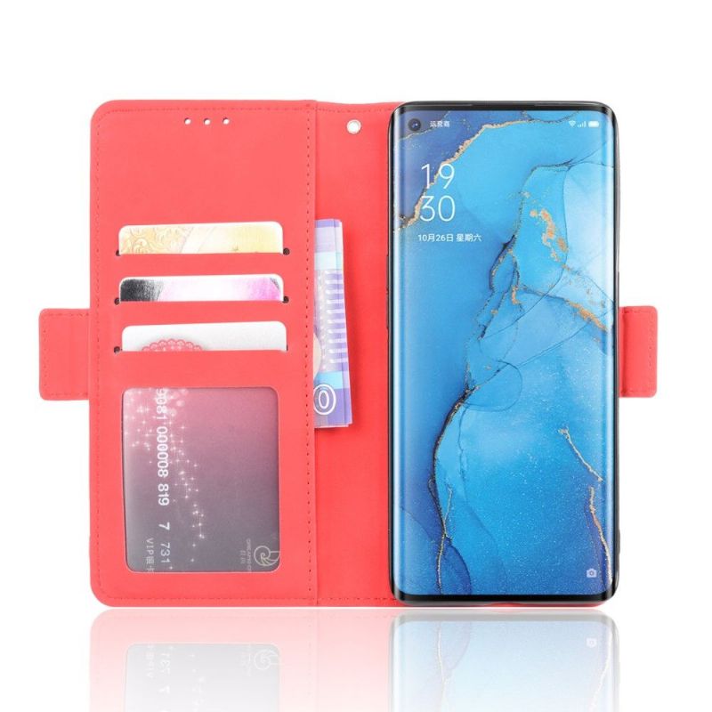 Flipové Pouzdro Na Oppo Find X2 Neo Premium S Držitelem Karty