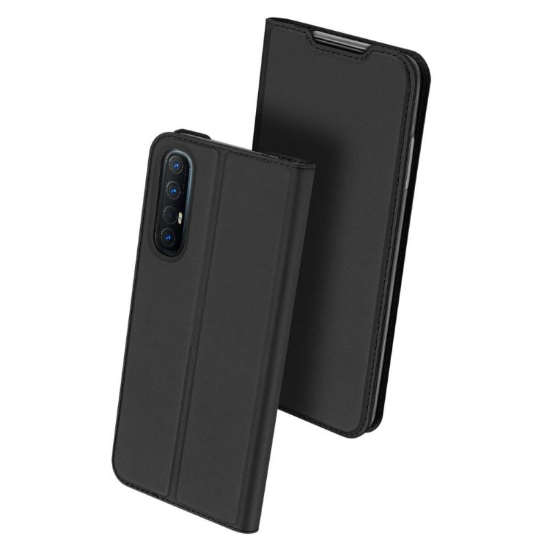 Flipové Pouzdro Na Oppo Find X2 Neo Saténový Povlak