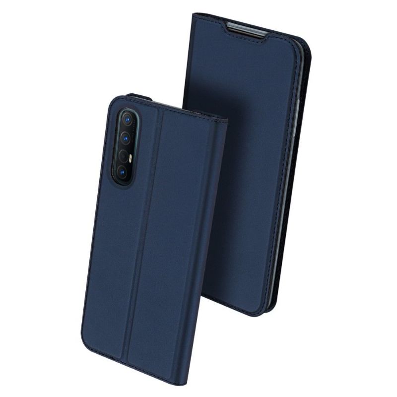 Flipové Pouzdro Na Oppo Find X2 Neo Saténový Povlak