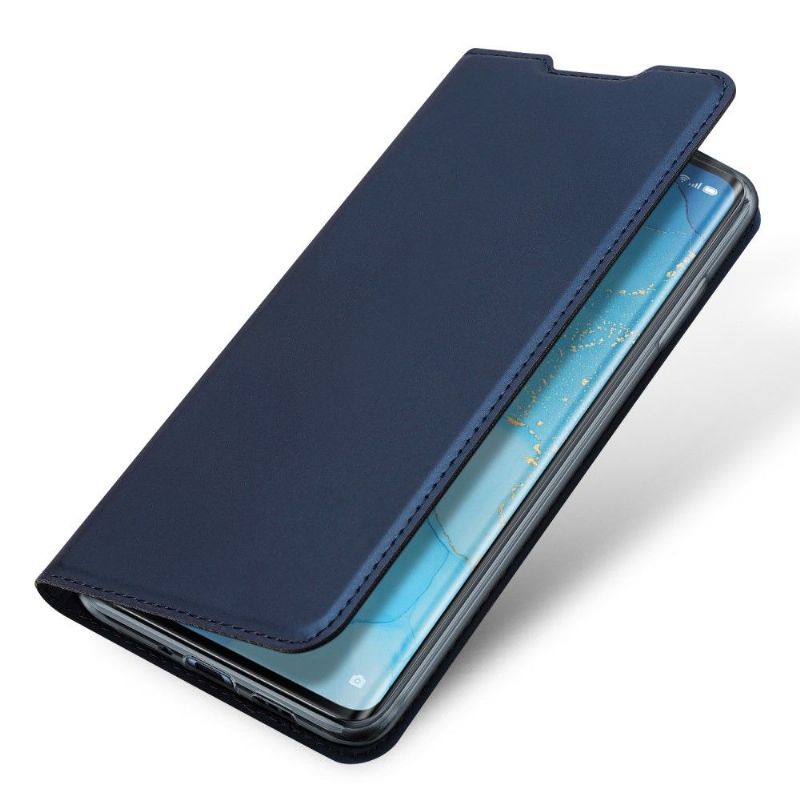 Flipové Pouzdro Na Oppo Find X2 Neo Saténový Povlak