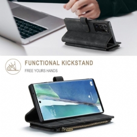 Flipové Pouzdro Na Samsung Galaxy Note 20 Ultra Držák Karty Řady C30