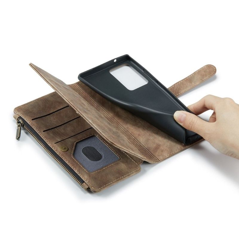 Flipové Pouzdro Na Samsung Galaxy Note 20 Ultra Držák Karty Řady C30